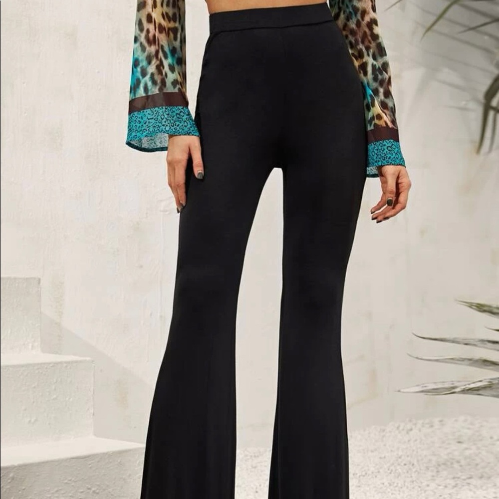 Shein Black Flair Pants